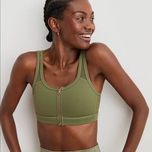 Aerie green sports bra